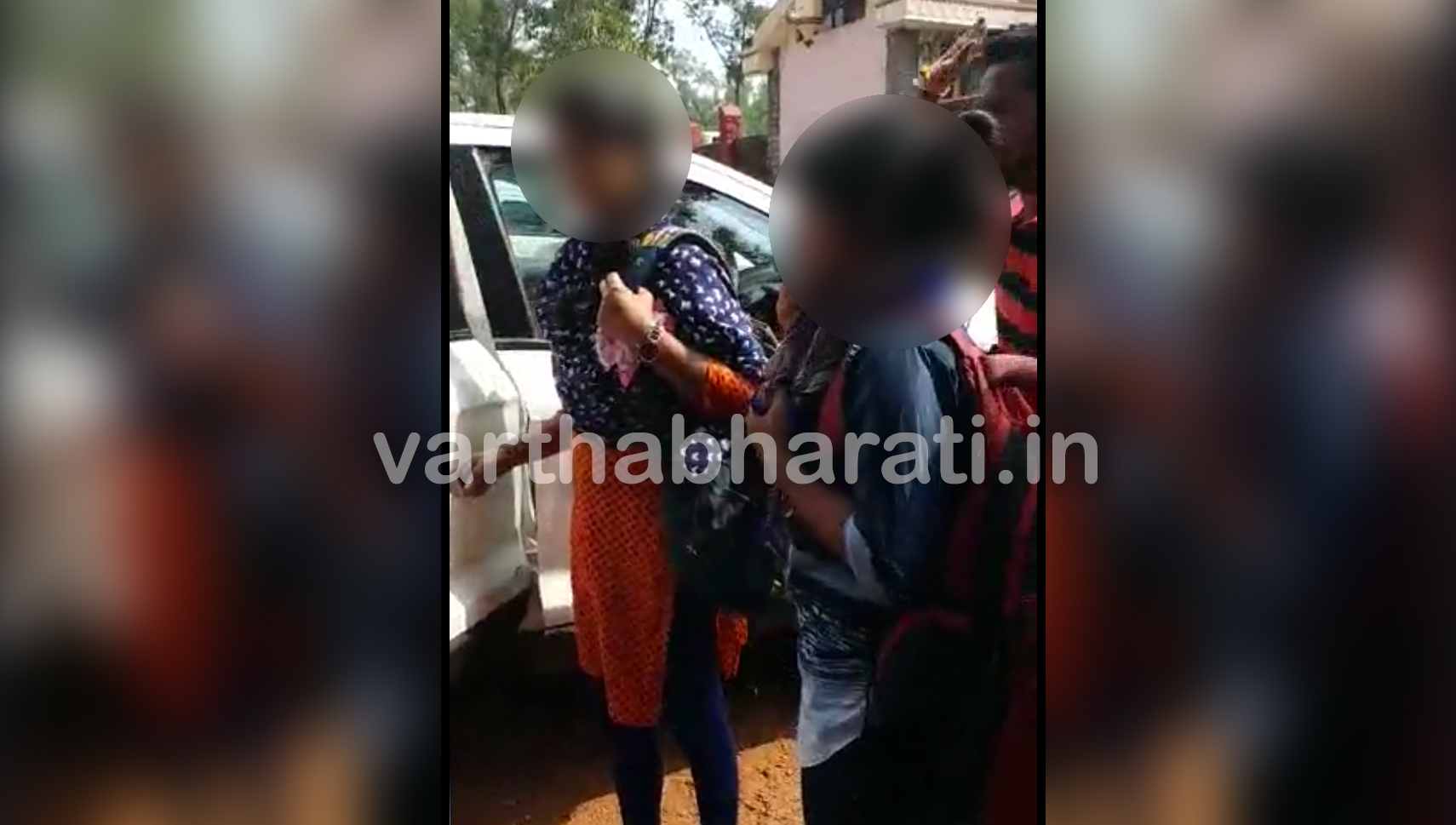 Sangh Parivar activists assault young woman right in presence of cops at Pilikula